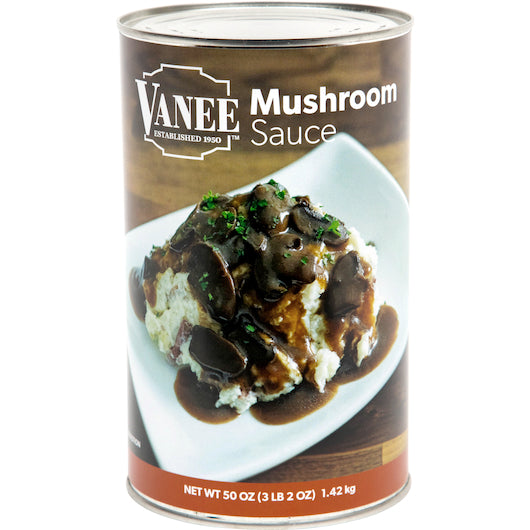 Vanee Mushroom Sauce, 12 x 50 oz Case - GS1 inner-pack image