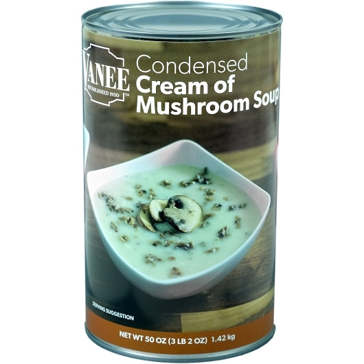 Vanee Cream Of Mushroom Soup, 12 x 50 oz Case - GS1 inner-pack image