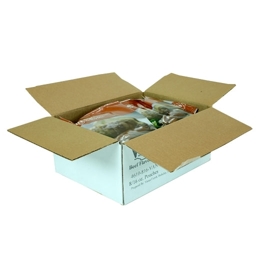 Vanee Beef Flavored Gravy Mix, 8 x 16 oz Case - GS1 open-case image