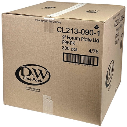 Forum Clear Plastic Forum 9 Inch Low Dome Vented Plate, 4 x 75 x 75 each Case - DOT product image 4
