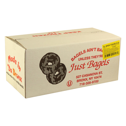 Just Bagels Sliced Whole Wheat Bagels, 8 x 6 each Case - DOT product image 3