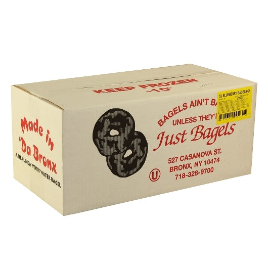 Just Bagels Sliced Blueberry Bagels, 8 x 6 each Case - DOT product image 3
