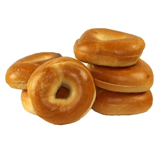 Just Bagels Sliced Plain Bagels, 10 x 6 each Case - DOT product image 2