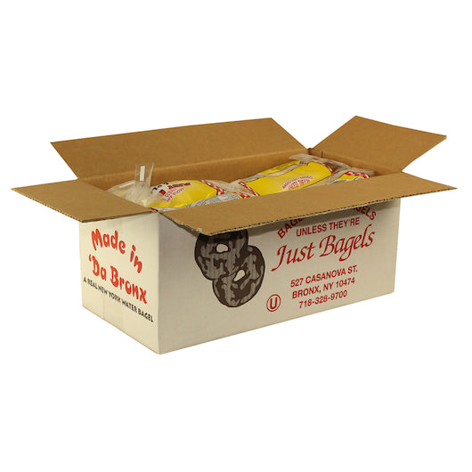 Just Bagels Unsliced Plain Bagel, 8 x 10 x 6 each Case - DOT product image 3