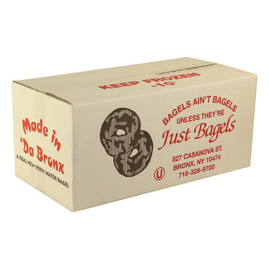 Just Bagels Unsliced Plain Bagel, 8 x 10 x 6 each Case - DOT product image 2