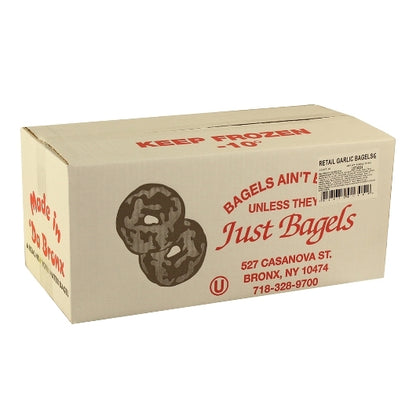 Just Bagels Retail Garlic Bagels, 8 x 6 each Case - DOT product image 2