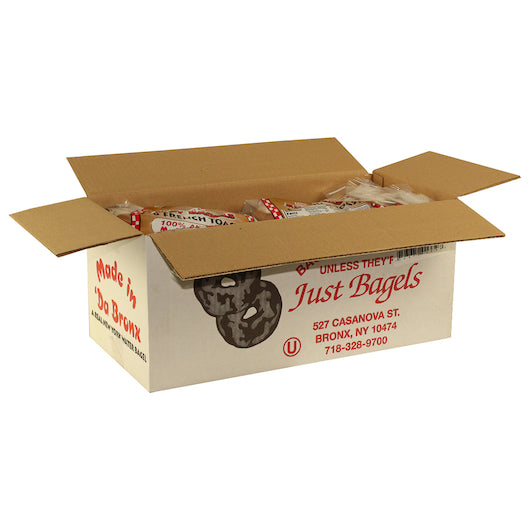 Just Bagels 4 Ounce Unsliced FRENCH TOAST BAGEL, 8 x 6 each Case - DOT product image 2