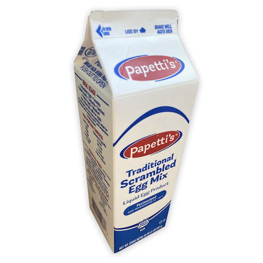 Papetti Easy Egg Scrambled Egg Mix With Milk, 15 x 2 lb Case - Beverages