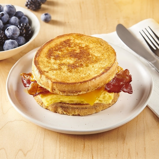 Papetti's Fully Cooked Round Sweetened French Toast, 1 x 11.25 lb Case - Breakfast Foods - image 2