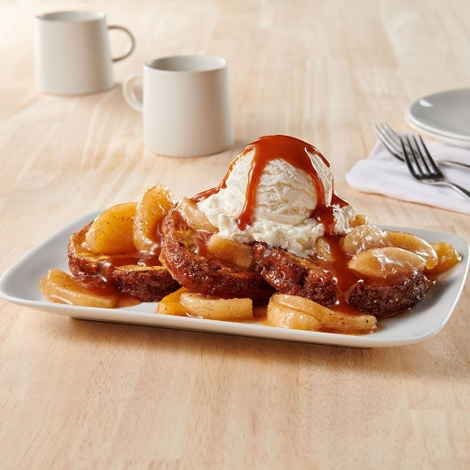Papetti's Fully Cooked Apple Cinnamon Swirl Round French Toast, 1 x 12.75 lb Case - Breakfast Foods - image 2