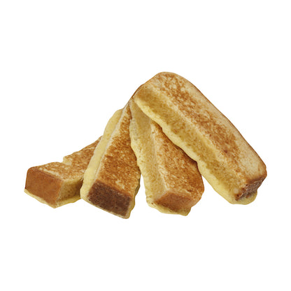 Papetti Table Ready Fully Cooked Plain French Toast Sticks, 1 x 16.25 lb Case - Breakfast Foods