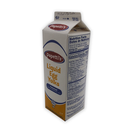 Papetti's Liquid Egg Yolks, 15 x 2 lb Case - Cheese & Dairy