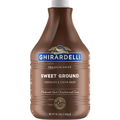 Ghirardelli Sweet Ground Chocolate Sauce, 6 x 85.9 oz Case - Condiments & Sauces
