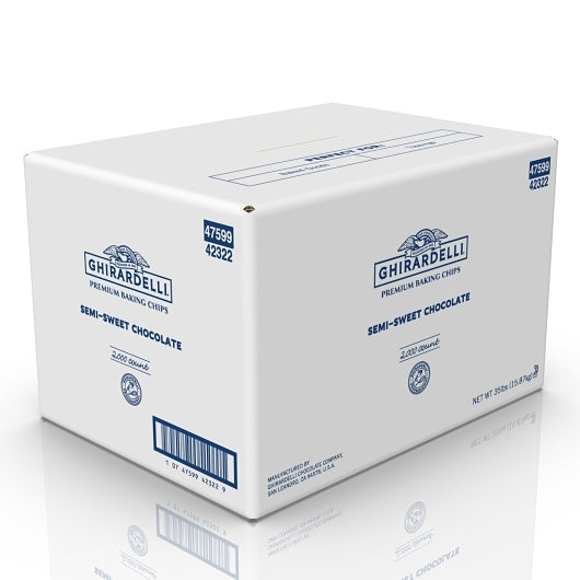 Ghirardelli Chips 2000CT, 1 x 560 oz Case - Pantry Ingredients - image 2