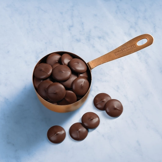 Ghirardelli Dark Coating Wafers, 1 x 35 lb Case - Bakery & Desserts