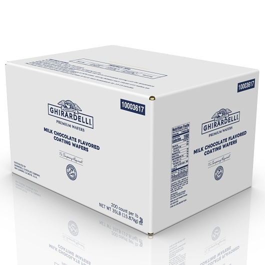 Ghirardelli Milk Coating Wafers, 1 x 35 lb Case - Bakery & Desserts - image 2