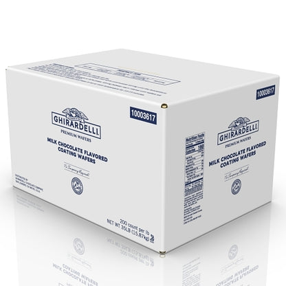 Ghirardelli Milk Coating Wafers, 1 x 35 lb Case - Bakery & Desserts - image 2