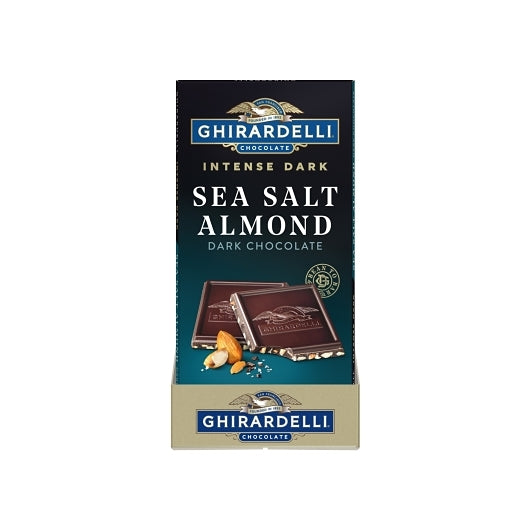 Ghirardelli Intense Dark Sea Salt Soiree Bar, 12 x 0.219 lb Case - DOT product image 2