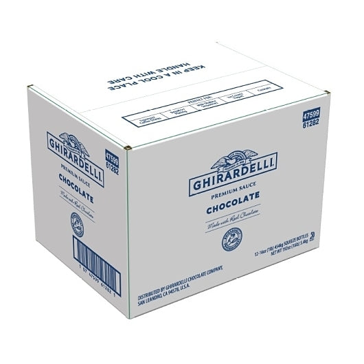 Ghirardelli Squeeze Bottle Black Label Chocolate Sauce, 12 x 16 oz Case - DOT product image 6