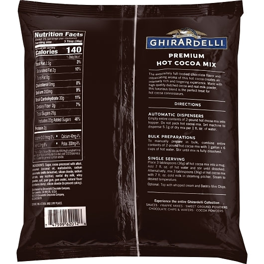 Ghirardelli Premium Hot Cocoa Pouch, 4 x 32 oz Case - DOT product image 6