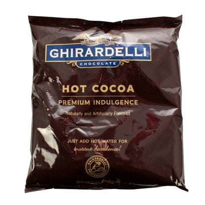 Ghirardelli Premium Hot Cocoa Pouch, 4 x 32 oz Case - Candy & Confections