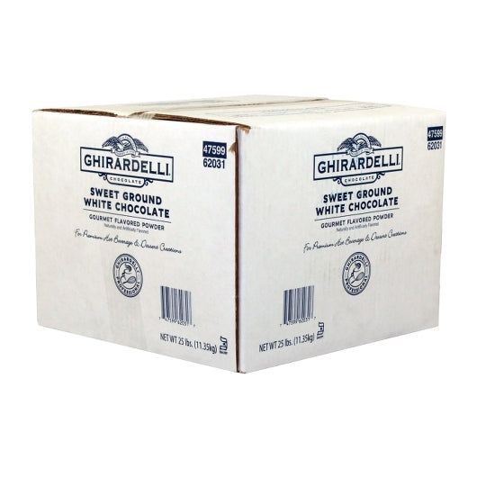 Ghirardelli Sweet Ground White Chocolate Flavor Bulk, 1 x 25 lb Case - DOT product image 3