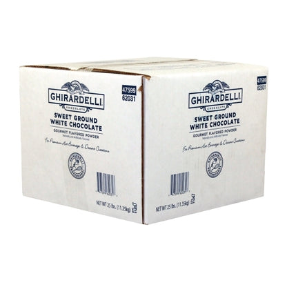 Ghirardelli Sweet Ground White Chocolate Flavor Bulk, 1 x 25 lb Case - DOT product image 3