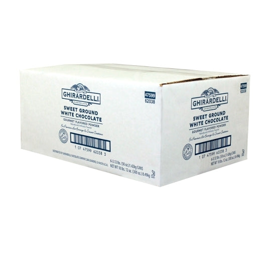 Ghirardelli Sweet Ground White Chocolate Flavor, 6 x 3.12 lb Case - DOT product image 3