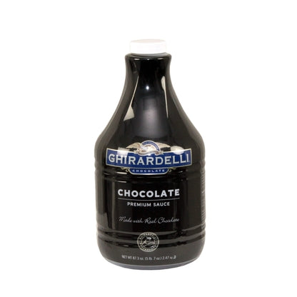 Ghirardelli Premium Chocolate Sauce, 6 x 87.3 oz Case - Condiments & Sauces