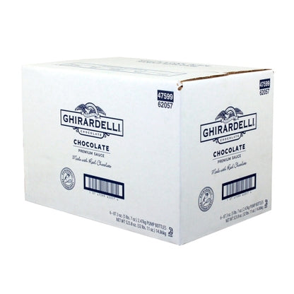 Ghirardelli Premium Chocolate Sauce, 6 x 87.3 oz Case - DOT product image 3