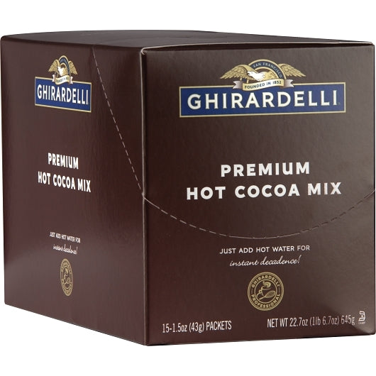 Ghirardelli Hot Cocoa Premium Indulgence, 6 x 22.5 oz Case - DOT product image 4