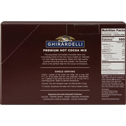 Ghirardelli Hot Cocoa Premium Indulgence, 6 x 22.5 oz Case - DOT product image 7