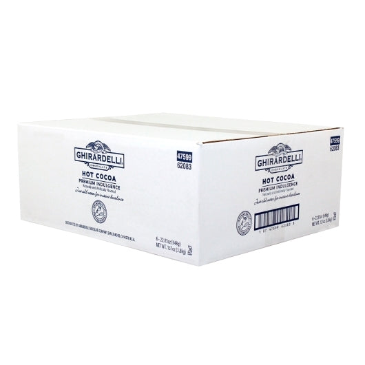 Ghirardelli Hot Cocoa Premium Indulgence, 6 x 22.5 oz Case - DOT product image 3