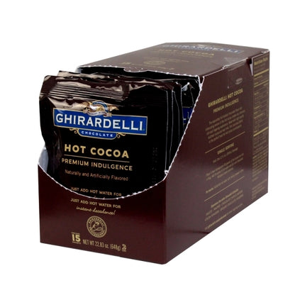 Ghirardelli Hot Cocoa Premium Indulgence, 6 x 22.5 oz Case - Candy & Confections