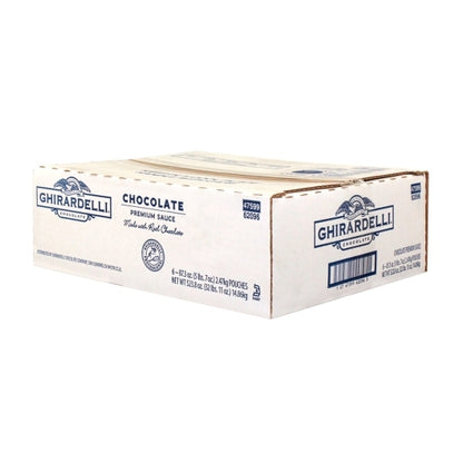 Ghirardelli Chocolate Premium Sauce Black Label, 6 x 87.3 oz Case - DOT product image 3