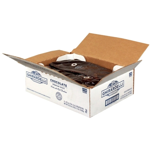 Ghirardelli Chocolate Premium Sauce Black Label, 6 x 87.3 oz Case - DOT product image 2
