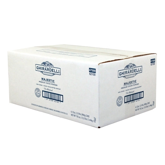Ghirardelli Majestic 20/22% Premium Cocoa Powder, 6 x 2 lb Case - DOT product image 3
