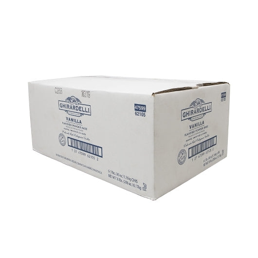 Ghirardelli Vanilla Premium Flavored Powder, 6 x 3 lb Case - DOT product image 3