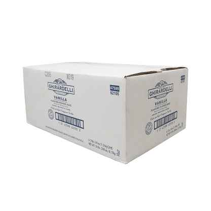 Ghirardelli Vanilla Premium Flavored Powder, 6 x 3 lb Case - DOT product image 3