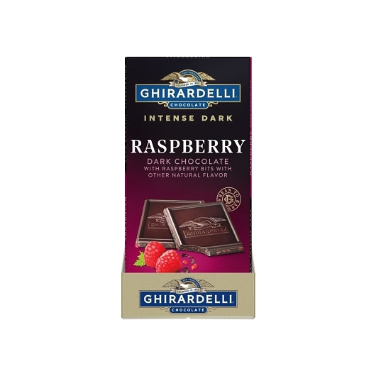 Ghirardelli Raspberry Radiance Dark Bar, 12 x 0.25 lb Case - Candy & Confections - image 2