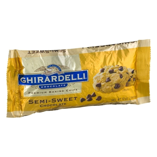 Ghirardelli Semi-Sweet Chocolate Baking Chip, 12 x 0.76 lb Case - DOT product image 3