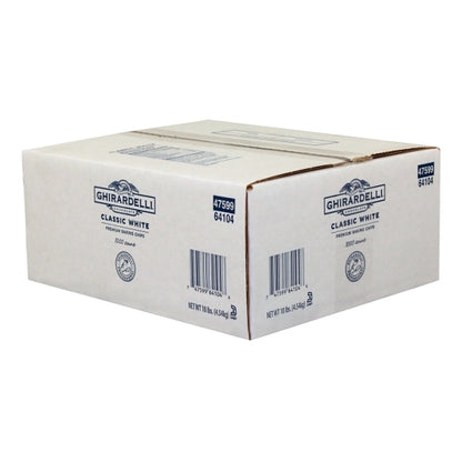 Ghirardelli Classic White Vanilla Flavored Chips, 1 x 10 lb Case - DOT product image 3