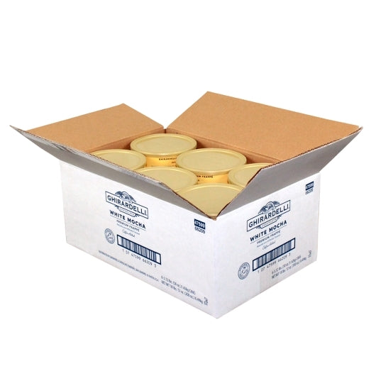 Ghirardelli White Mocha Frappe, 6 x 3.12 lb Case - DOT product image 5