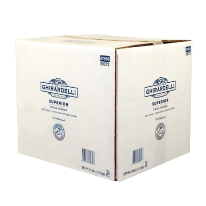 Ghirardelli Superior 10/12% Cocoa Powder Bulk, 1 x 25 lb Case - DOT product image 3