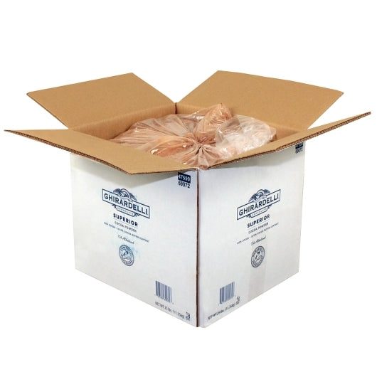 Ghirardelli Superior 10/12% Cocoa Powder Bulk, 1 x 25 lb Case - Candy & Confections