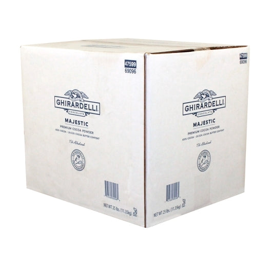 Ghirardelli Majestic Premium 20/22% Cocoa Powder Bulk, 1 x 25 lb Case - DOT product image 3
