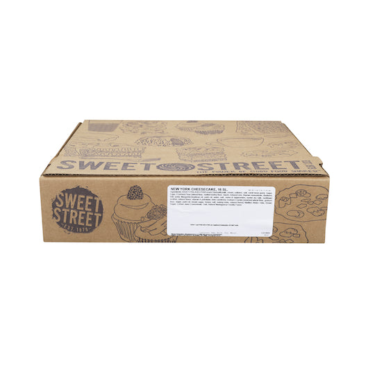 Sweet Street 10 Inch Non GMO New York Cheesecake, 16 Slices per Cheesecake, 4 x 4.25 lb Case - Bakery & Desserts