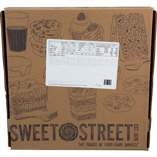 Sweet Street 12 Inch KEY LIME Pie, 14 SLICEs per pie, 4 x 4.9 lb Case - Bakery & Desserts