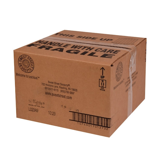 Sweet Street 10 Inch Toffee Chocolate Mousse Cake, 2 x 6.44 lb Case - GS1 closed shipping case image