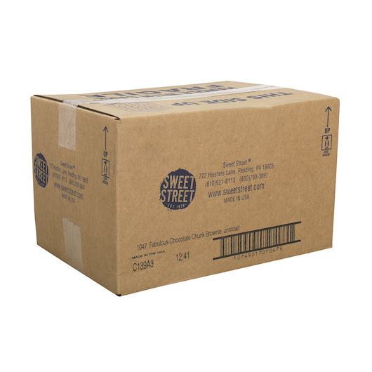 Sweet Street Fabulous Chocolate Chunk Brownies, 4 x 2.8 lb Case - DOT product image 6